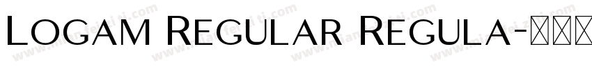 Logam Regular Regula字体转换